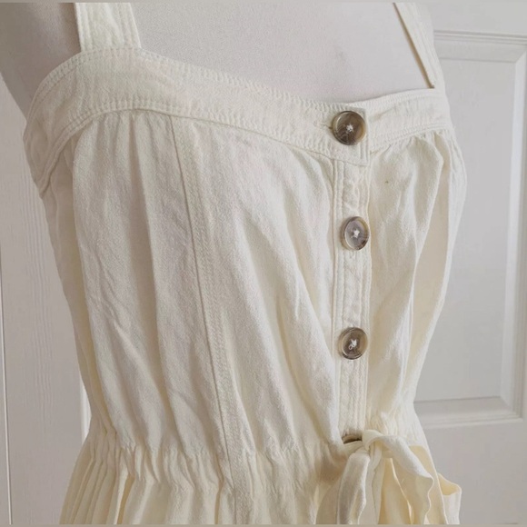 NWT Free people “Catch The Breeze” midi/maxi Dress in ivory, size med (runs big) - Picture 10 of 15